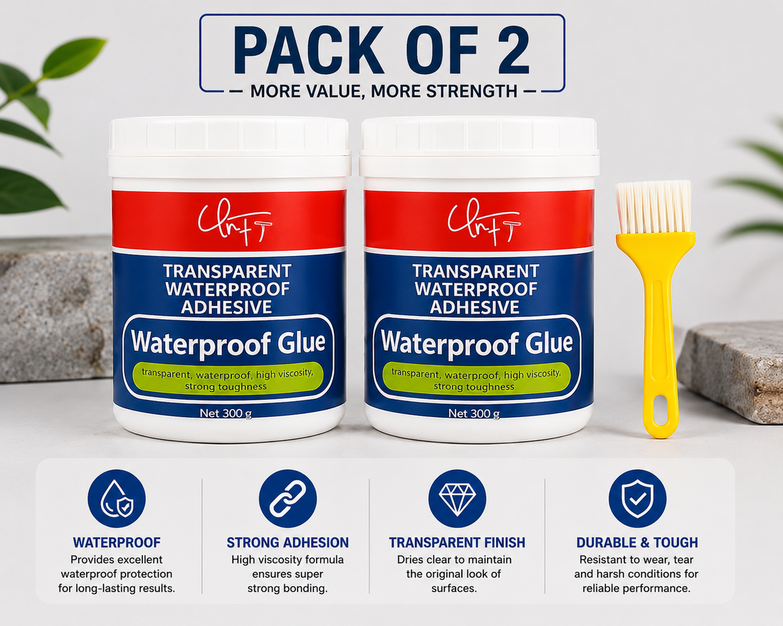 Transparent Waterproof Glue (Pack of 2)